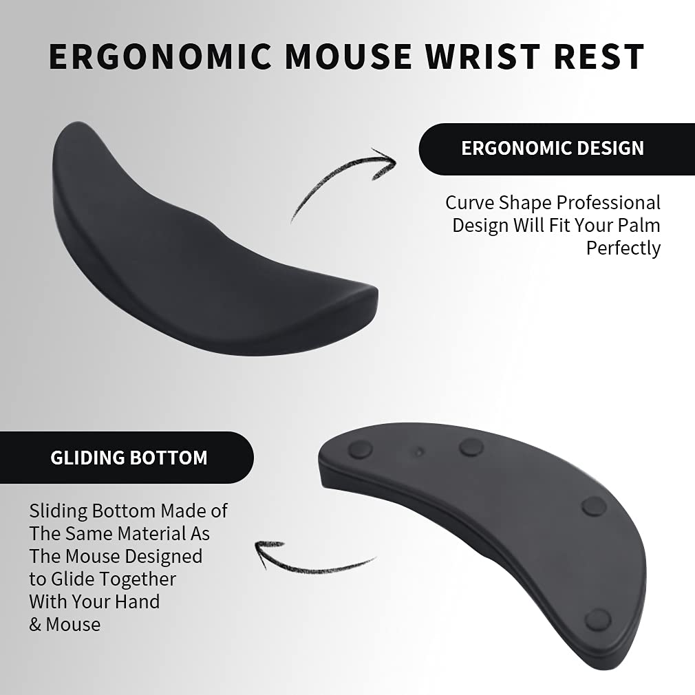 Ergonomic Gel Wrist-Support Mouse Pad